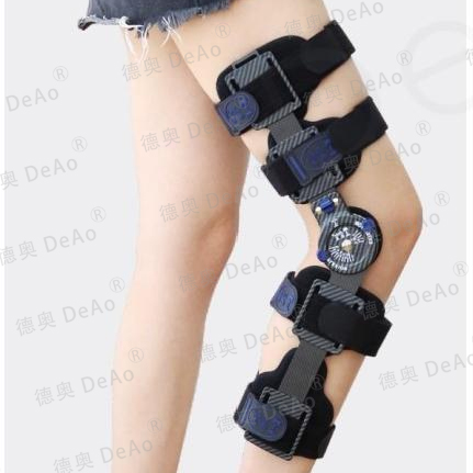 DA334-8  护膝(带锁定，碳纤，支条可调节)